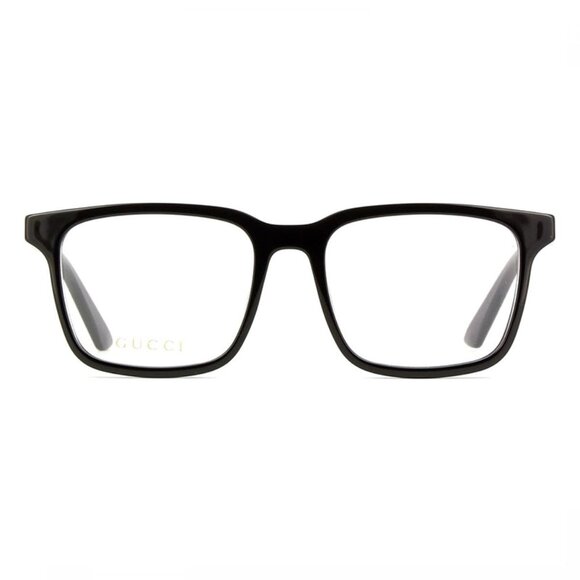 NEW GUCCI SQUARE EYEGLASSES GUCCI GG1120O 001 BLACK CLEAR EYEWEAR - Picture 2 of 3